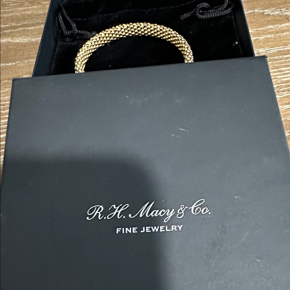 Gold Plating Over Sterling Silver Women’s Bracelet - Picture 6 of 6